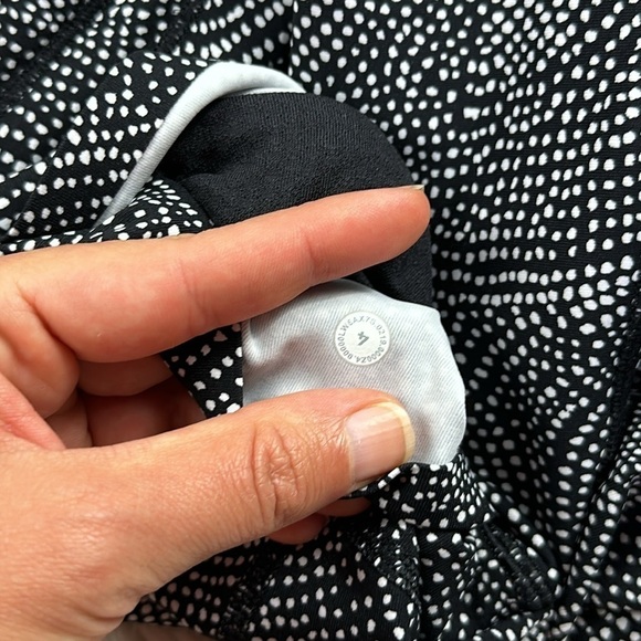 Lululemon Pace Rival High-Rise Crop 22" Velocity Mesh Island Mist Black / Black - Picture 6 of 6